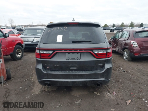 2020 Dodge Durango GT Plus with VIN 1C4RDJDG4LC260932, listed as a IAAI auction lot 41833117 with 104,930 mi miles and . Bid and sale history available at DreamBid. Image 16.