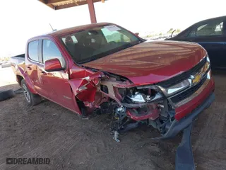 2020 Chevrolet Colorado 2WD LT with VIN 1GCGSCEN3L1133641, listed as a IAAI auction lot 41686740 with 55,684 mi miles. Bid and sale history available at carsss.com. Image 1.