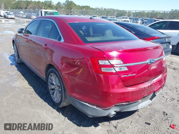 2013 Ford Taurus Limited with VIN 1FAHP2F80DG199576, listed as a IAAI auction lot 41759527 with 134,788 mi miles. Bid and sale history available at carsss.com. Image 3.