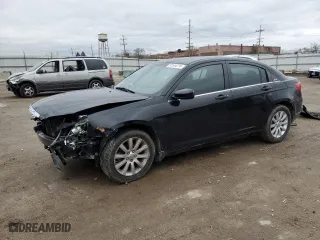 2013 Chrysler 200 Touring with VIN 1C3CCBBG7DN608198, listed as a Copart auction lot 47778865 with 152,026 mi miles and Salvage Title. Bid and sale history available at carsss.com. Image 1.