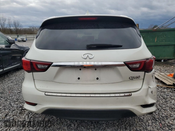 2019 Infiniti QX60 Luxe with VIN 5N1DL0MN0KC564517, listed as a Copart auction lot 47849685 with 79,367 mi miles and Salvage title. Bid and sale history available at DreamBid. Image 6.