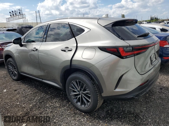 2022 Lexus NX with VIN 2T2GDCAZ2NC002813, listed as a Copart auction lot 49075753 with 5,106 mi miles. Bid and sale history available at carsss.com. Image 2.