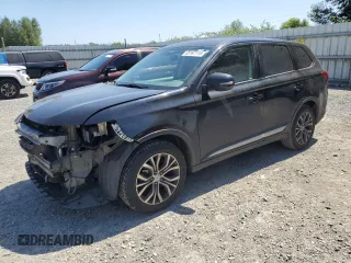 2018 Mitsubishi Outlander ES with VIN JA4AZ3A36JZ041387, listed as a Copart auction lot 65187715 with 132,876 mi miles and Salvage title. Bid and sale history available at DreamBid. Image 1.