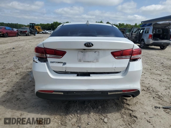 2016 Kia Optima LX with VIN 5XXGT4L36GG057136, listed as a Copart auction lot 56056965 with 118,478 mi miles and Salvage title. Bid and sale history available at DreamBid. Image 6.
