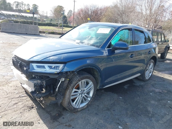 2018 Audi Q5 Prestige with VIN WA1CNAFY4J2218816, listed as a IAAI auction lot 41732775 with 54,299 mi miles. Bid and sale history available at carsss.com. Image 19.