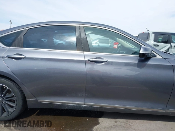 2017 Genesis G80 3.8L with VIN KMHGN4JE2HU167543, listed as a IAAI auction lot 42248719 with 82,574 mi miles and . Bid and sale history available at DreamBid. Image 13.