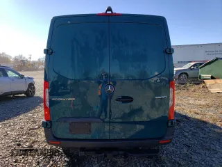 2024 Mercedes-Benz Sprinter Cargo with VIN W1Y4KBHY5RT187843, listed as a Copart auction lot 79239534 with Not Provided miles and Salvage Title. Bid and sale history available at carsss.com. Image 6.