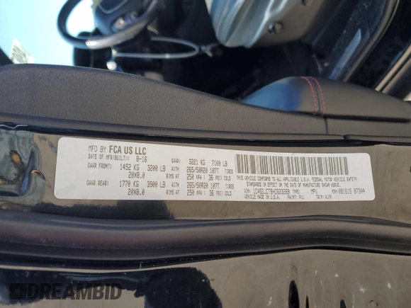 2017 Dodge Durango R/T with VIN 1C4SDJCT8HC623269, listed as a Copart auction lot 49878035 with Not provided miles and Salvage title. Bid and sale history available at DreamBid. Image 14.