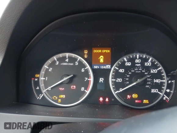 2017 Acura RDX w/Technology Pkg with VIN 5J8TB4H5XHL029032, listed as a IAAI auction lot 40982964 with 124,253 mi miles. Bid and sale history available at carsss.com. Image 7.