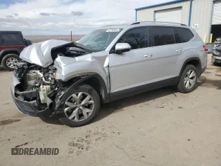 2018 Volkswagen Atlas Launch Edition z VIN 1V2BR2CA5JC501026, wystawiony jako Copart lot #44754005 z przebiegiem 160 323 mil mil oraz Szkoda całkowita • Salvage title. Historia ofert i sprzedaży dostępna na DreamBid. Obrazek 1.