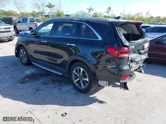 2019 Kia Sorento EX V6 with VIN 5XYPH4A58KG521148, listed as a IAAI auction lot 41538844 with 72,782 mi miles. Bid and sale history available at carsss.com. Image 3.