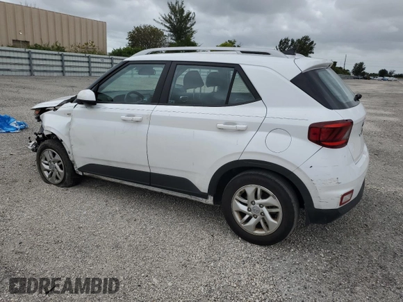 2020 Hyundai Venue SEL with VIN KMHRC8A31LU033023, listed as a Copart auction lot 51805345 with 50,974 mi miles and Salvage Title. Bid and sale history available at DreamBid. Image 2.