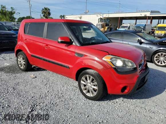 2012 Kia Soul + with VIN KNDJT2A66C7365918, listed as a Copart auction lot 50715205 with 108,890 mi miles and Salvage Title. Bid and sale history available at carsss.com. Image 4.
