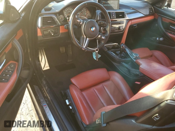 2016 BMW M4 with VIN WBS3U9C56GP968823, listed as a Copart auction lot 42912505 with 62,996 mi miles and Salvage Title. Bid and sale history available at carsss.com. Image 8.