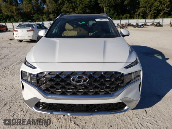 2022 Hyundai Santa Fe Calligraphy with VIN 5NMS54AL2NH422370, listed as a Copart auction lot 71980322 with 11,053 mi miles. Bid and sale history available at carsss.com. Image 5.
