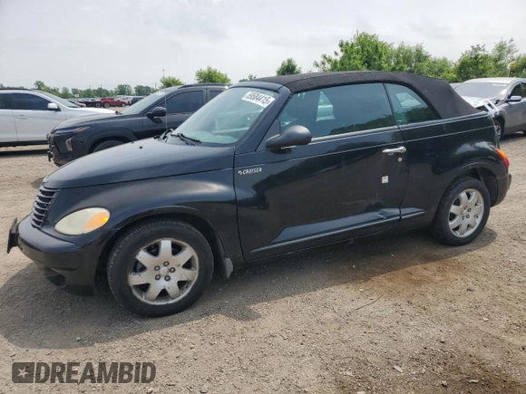 2005 Chrysler PT Cruiser Touring z VIN 3C3EY55X05T361504, wystawiony jako Copart lot #59584415 z przebiegiem 93 116 mil mil oraz Czysty tytuł • Clean title. Historia ofert i sprzedaży dostępna na DreamBid. Obrazek 1.