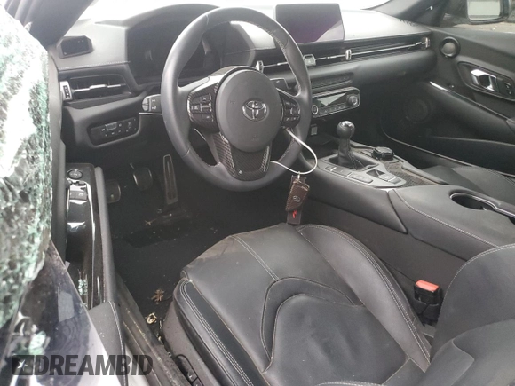 2023 Toyota Supra 3.0 z VIN WZ1DB0G09PW061258, wystawiony jako Copart lot #77875554 z przebiegiem Nie podano mil oraz Szkoda całkowita • Salvage title. Historia ofert i sprzedaży dostępna na DreamBid. Obrazek 8.