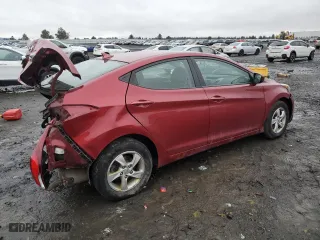 2014 Hyundai Elantra Limited with VIN 5NPDH4AE0EH528109, listed as a Copart auction lot 43054255 with 128,305 mi miles and Salvage Title. Bid and sale history available at carsss.com. Image 3.
