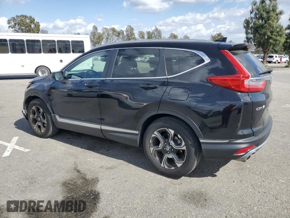 2017 Honda CR-V Touring with VIN 2HKRW1H99HH515480, listed as a Copart auction lot 51869635 with 24,393 mi miles and Salvage Title. Bid and sale history available at carsss.com. Image 2.