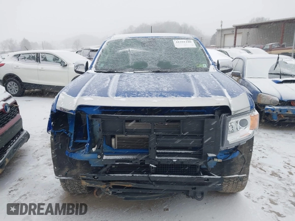 2018 GMC Canyon 4WD SLT with VIN 1GTG6DEN4J1135258, listed as a IAAI auction lot 41591180 with 66,820 mi miles. Bid and sale history available at carsss.com. Image 13.