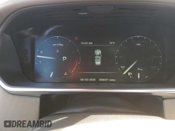 2016 Land Rover Range Rover HSE with VIN SALGS2PF4GA287533, listed as a Copart auction lot 47615005 with 69,081 mi miles and Salvage title. Bid and sale history available at DreamBid. Image 9.