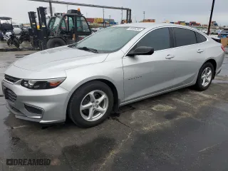 2016 Chevrolet Malibu LS with VIN 1G1ZB5ST2GF194827, listed as a Copart auction lot 48506365 with 87,325 mi miles and Salvage Title. Bid and sale history available at carsss.com. Image 1.