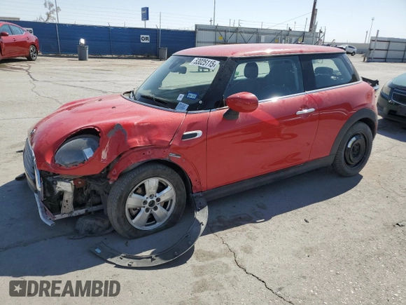 2020 MINI Hardtop Cooper with VIN WMWXR3C03L2M11514, listed as a Copart auction lot 53025115 with 57,417 mi miles and Salvage title. Bid and sale history available at DreamBid. Image 1.