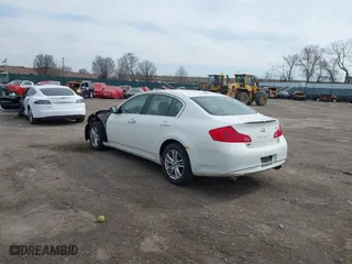 2012 Infiniti G37 Sedan x with VIN JN1CV6AR7CM971706, listed as a IAAI auction lot 41816874 with 218,511 mi miles. Bid and sale history available at carsss.com. Image 3.
