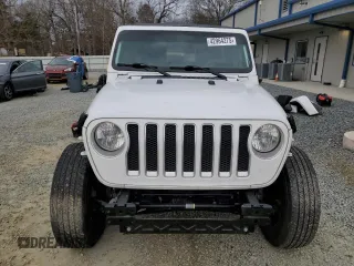 2023 Jeep Wrangler Sahara with VIN 1C4HJXEN1PW598815, listed as a Copart auction lot 42964275 with 29,458 mi miles and Salvage Title. Bid and sale history available at carsss.com. Image 5.