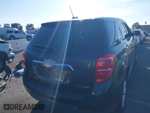 2016 Chevrolet Equinox LS with VIN 2GNALBEK0G6268606, listed as a IAAI auction lot 41643699 with 136,169 mi miles and . Bid and sale history available at carsss.com. Image 4.