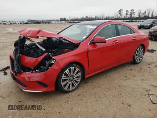 2018 Mercedes-Benz CLA with VIN WDDSJ4EB6JN603407, listed as a Copart auction lot 39132093 with 0 mi miles. Bid and sale history available at carsss.com. Image 1.