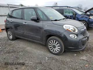 2017 FIAT 500L Pop with VIN ZFBCFAAH2HZ039138, listed as a Copart auction lot 86020804 with 55,324 mi miles and Salvage Title. Bid and sale history available at carsss.com. Image 4.