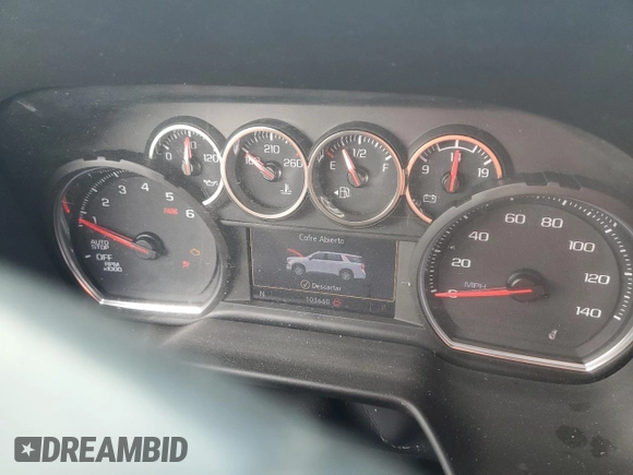 2021 Chevrolet Tahoe LS z VIN 1GNSCMKD5MR229435, wystawiony jako Copart lot #81240864 z przebiegiem 103 660 mil mil oraz Nie do naprawy • Non repairable. Historia ofert i sprzedaży dostępna na DreamBid. Obrazek 9.