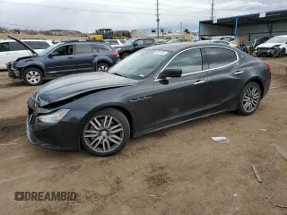 2016 Maserati Ghibli S Q4 with VIN ZAM57RTA8G1189149, listed as a Copart auction lot 45127015 with 123,154 mi miles and Salvage Title. Bid and sale history available at carsss.com. Image 1.