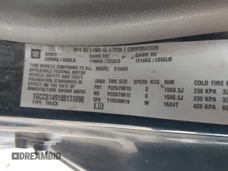 2008 Chevrolet Colorado LS with VIN 1GCCS149188131098, listed as a IAAI auction lot 41363310 with 174,660 mi miles and . Bid and sale history available at DreamBid. Image 9.
