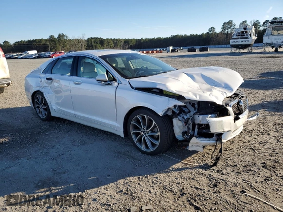 2019 Lincoln MKZ Reserve I with VIN 3LN6L5D91KR614030, listed as a Copart auction lot 46224965 with 47,639 mi miles and Salvage Title. Bid and sale history available at carsss.com. Image 4.