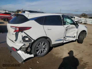 2021 Acura RDX w/Technology Package with VIN 5J8TC1H5XML001477, listed as a Copart auction lot 87635355 with 41,370 mi miles and Salvage Title. Bid and sale history available at carsss.com. Image 3.