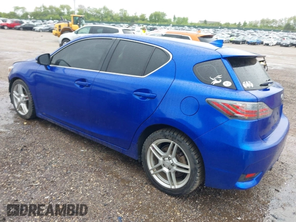 2014 Lexus CT 200h with VIN JTHKD5BH2E2178628, listed as a IAAI auction lot 42323160 with 56,281 mi miles and . Bid and sale history available at DreamBid. Image 3.