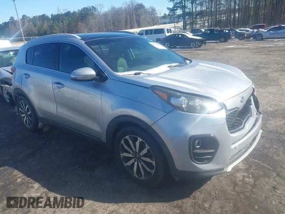 2017 Kia Sportage EX with VIN KNDPN3AC6H7237346, listed as a IAAI auction lot 41599545 with 74,151 mi miles. Bid and sale history available at carsss.com. Image 1.