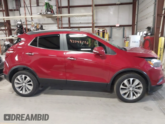2019 Buick Encore Preferred with VIN KL4CJESB7KB740507, listed as a IAAI auction lot 42048796 with 77,280 mi miles and . Bid and sale history available at DreamBid. Image 13.