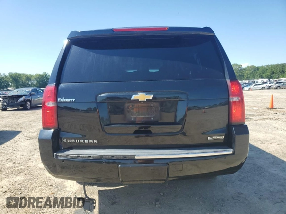 2017 Chevrolet Suburban Premier with VIN 1GNSCJKC6HR159570, listed as a Copart auction lot 55352805 with 166,661 mi miles and Salvage title. Bid and sale history available at DreamBid. Image 6.