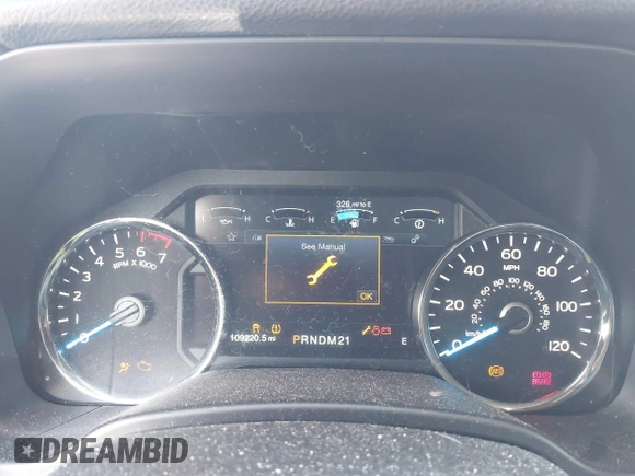 2017 Ford F-150 XL with VIN 1FTEW1EFXHFB61973, listed as a IAAI auction lot 42212263 with 109,220 mi miles and . Bid and sale history available at DreamBid. Image 7.