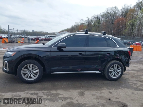 2022 Audi Q5 S line Premium with VIN WA1GAAFY4N2046211, listed as a IAAI auction lot 41934968 with 36,437 mi miles and . Bid and sale history available at DreamBid. Image 14.