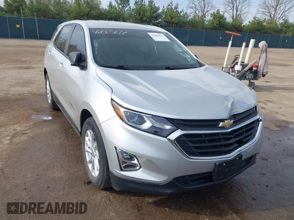 2021 Chevrolet Equinox LS with VIN 3GNAXHEV0MS138663, listed as a IAAI auction lot 42065614 with 18,081 mi miles and . Bid and sale history available at DreamBid. Image 1.