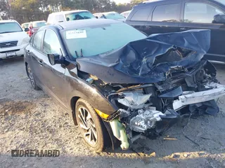 2016 Honda Civic Sedan EX with VIN 2HGFC2F75GH573985, listed as a IAAI auction lot 41161648 with 106,687 mi miles. Bid and sale history available at carsss.com. Image 1.