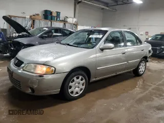 2002 Nissan Sentra GXE z VIN 3N1CB51A92L553797, wystawiony jako Copart lot #48375875 z przebiegiem 91 361 mil mil oraz Szkoda całkowita • Salvage title. Historia ofert i sprzedaży dostępna na DreamBid. Obrazek 1.