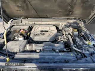 2021 Jeep Wrangler Unlimited Rubicon with VIN 1C4HJXFN6MW559471, listed as a Copart auction lot 48459855 with 33,495 mi miles and Salvage title. Bid and sale history available at DreamBid. Image 12.