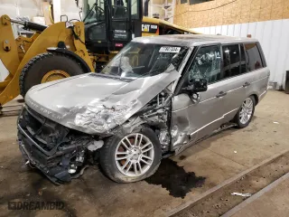2010 Land Rover Range Rover HSE with VIN SALME1D47AA308857, listed as a Copart auction lot 77807334 with 122,216 mi miles and Salvage Title. Bid and sale history available at carsss.com. Image 1.