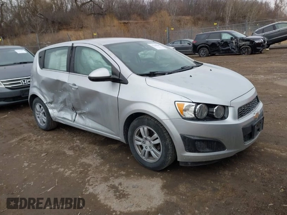 2016 Chevrolet Sonic LT with VIN 1G1JC6SH4G4151436, listed as a IAAI auction lot 41709048 with 121,121 mi miles. Bid and sale history available at carsss.com. Image 1.
