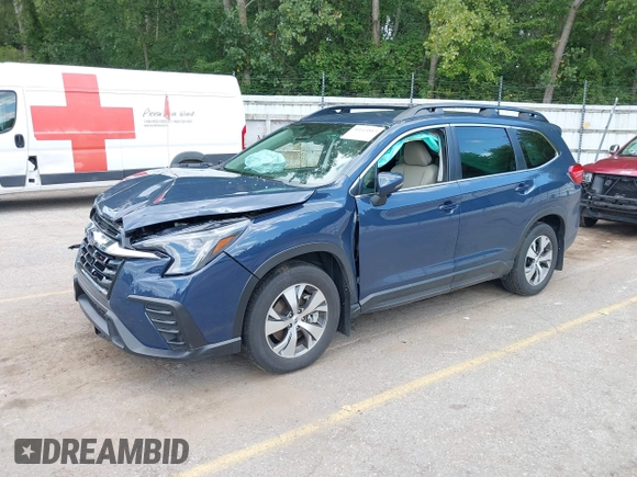 2023 Subaru Ascent Premium z VIN 4S4WMACD6P3419252, wystawiony jako IAAI lot #40145883 z przebiegiem 22 589 mil mil oraz . Historia ofert i sprzedaży dostępna na DreamBid. Obrazek 20.